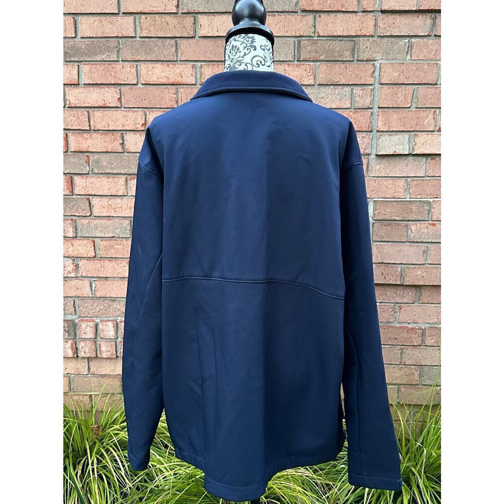 EUC Columbia Men's Ascender Softshell Jacket Navy Blue XXL - Picture 3 of 9